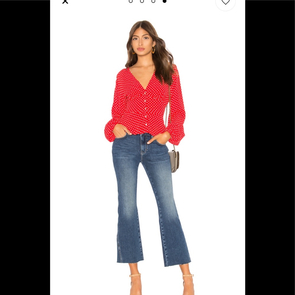 Free People Rita crop flare jeans sz 24 nwt